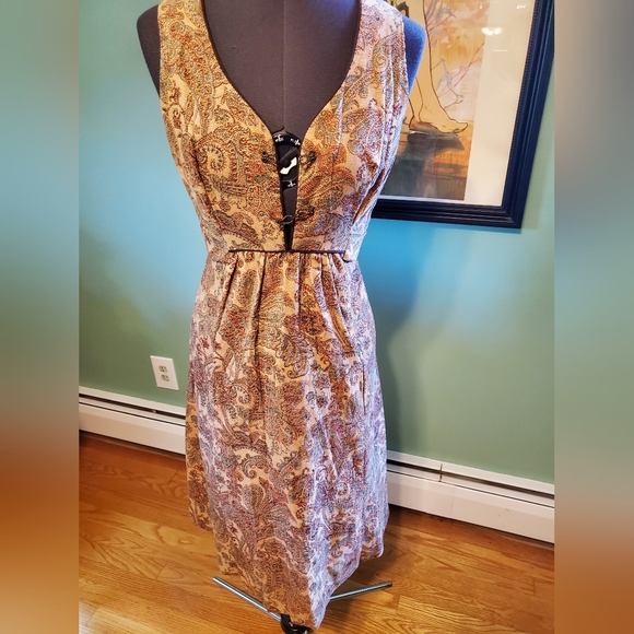 Vintage Lanz Original Elegant Foral Print 70s Dress - Picture 1 of 13